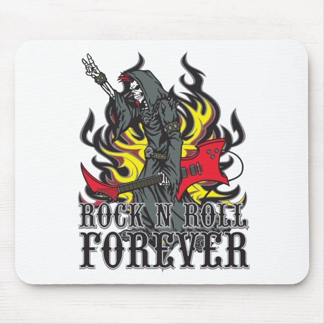 Rock N Roll Forever Mouse Pad (Front)