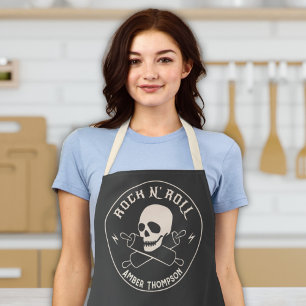 "Rock n' Roll" Funny Baking Chef's Apron