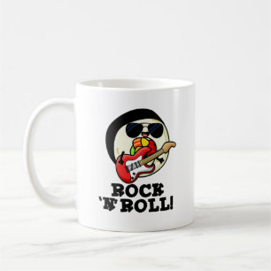 Rock n Roll Funny Sushi Roll Pun  Coffee Mug