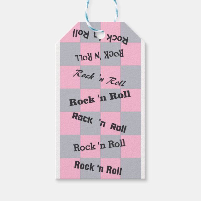 Rock N' Roll Gift Tags (Front)