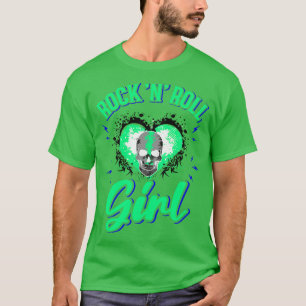 Rock n Roll Girl Music Dancing Concert Festival 3 T-Shirt