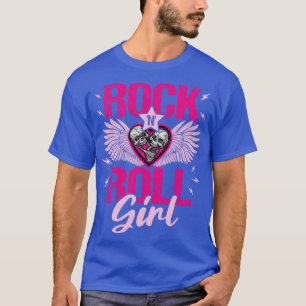 Rock n Roll Girl Music Dancing Concert Festival T-Shirt