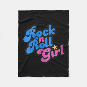Rock N Roll Girl Ocean Fish Halloween Costumes Gro Fleece Blanket