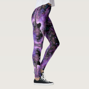 Rock N Roll Guitar Leggings Rock Music Gift