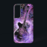 Rock n Roll Guitar Purple I Love Rock Music Samsung Galaxy Case<br><div class="desc">Rock Guitar Music - Magic Sound - Choose / Add Your Unique Text / Name / Colour - Make Your Special Gift - Resize and move or remove and add elements / text with customization tool ! Drawing and Design by MIGNED. Please see my other projects / paintings. You can...</div>