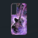 Rock n Roll Guitar Purple I Love Rock Music Samsung Galaxy Case<br><div class="desc">Rock Guitar Music - Magic Sound - Choose / Add Your Unique Text / Name / Colour - Make Your Special Gift - Resize and move or remove and add elements / text with customization tool ! Drawing and Design by MIGNED. Please see my other projects / paintings. You can...</div>