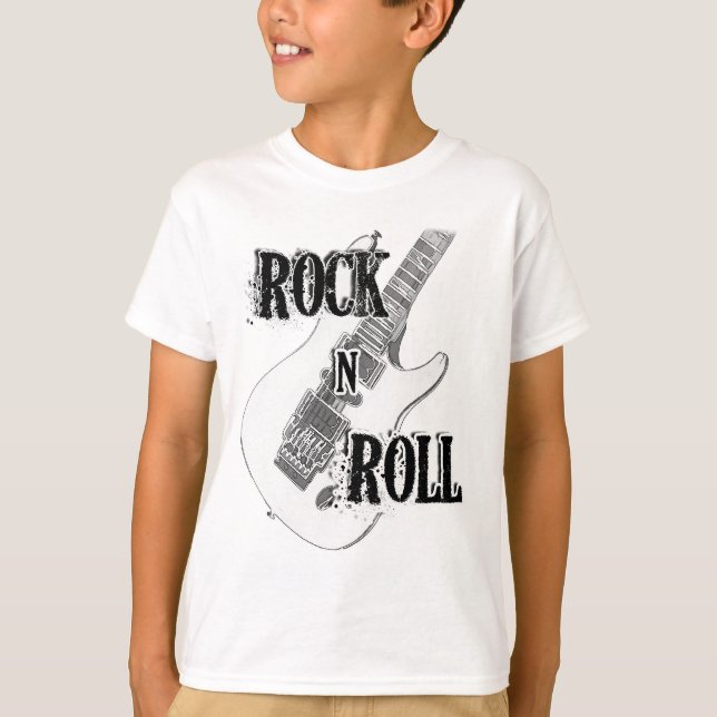 rock n roll guitar T-Shirt (Front)