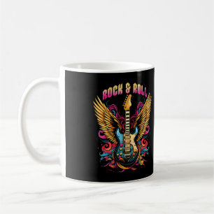 Rock n Roll Guitar wings Coffee Mug