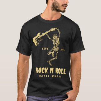 Rock N Roll Happy Music Costume T-Shirt
