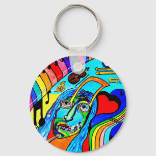 Rock n Roll Keychain