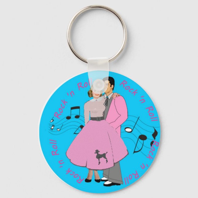 Rock ' n Roll Keychain (Front)