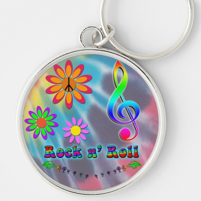 Rock n' Roll Keychain (Front)