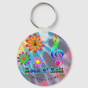 Rock n' Roll Keychain