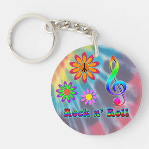 Rock n' Roll Keychain