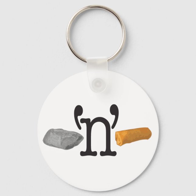 Rock n Roll Keychain (Front)