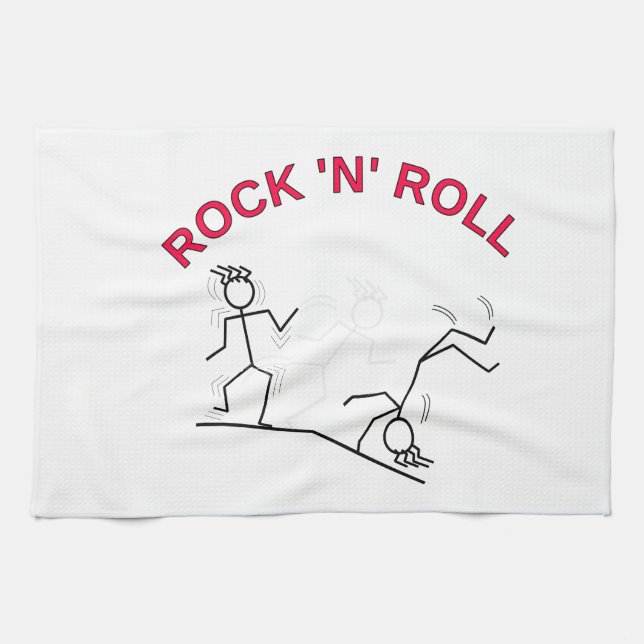 Rock 'N' Roll Kitchen Towel (Horizontal)