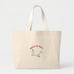 Rock 'N' Roll Large Tote Bag