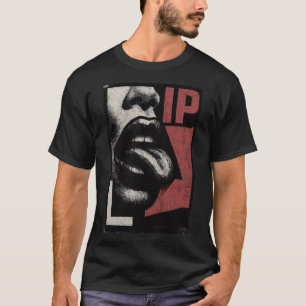 Rock N Roll Lips & Tongue Art T-Shirt