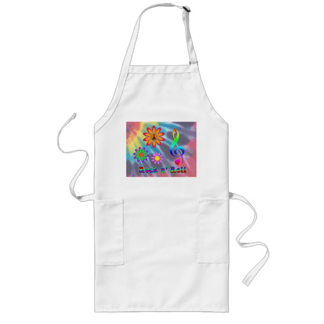 Rock n' Roll Long Apron (Front)