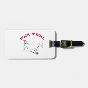 Rock 'N' Roll Luggage Tag