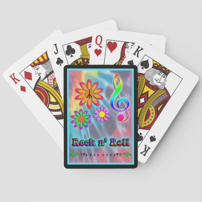 Rock n' Roll Playing Cards (Back)
