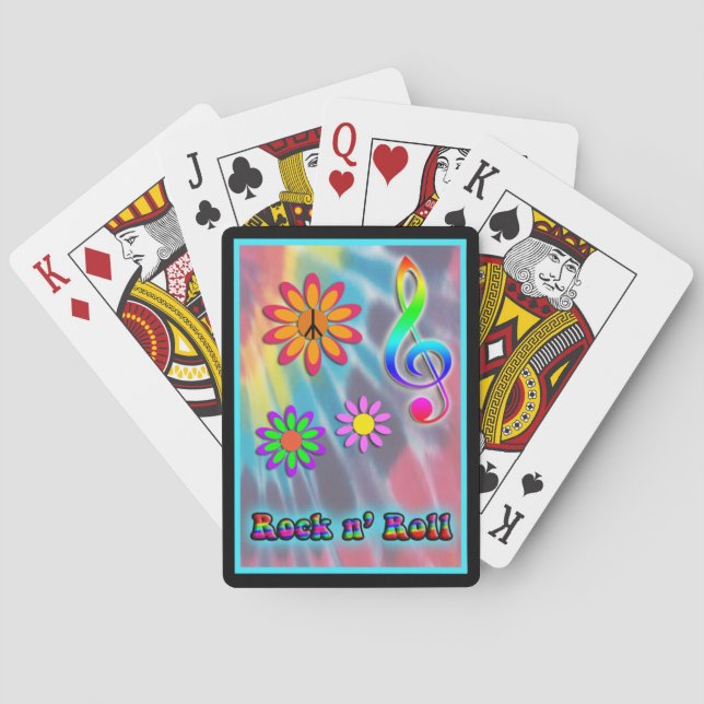 Rock n' Roll Playing Cards (Back)