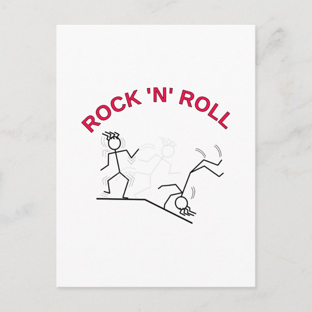 Rock 'N' Roll Postcard (Front)