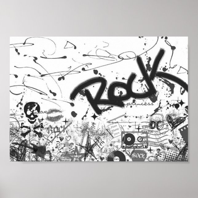 Rock 'N Roll Poster (Front)