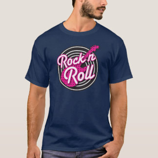 Rock N Roll rockabilly record design T-Shirt