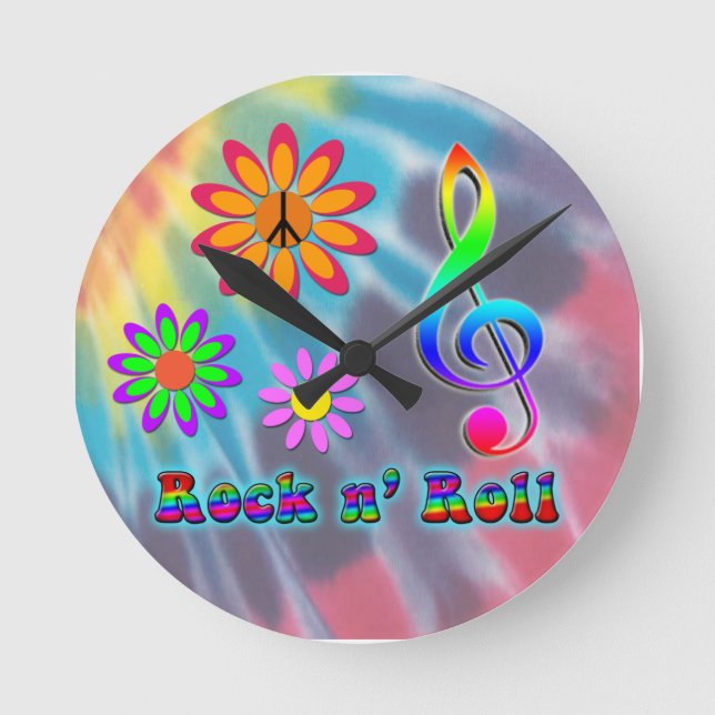 Rock n' Roll Round Clock (Front)