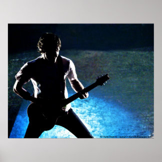 ROCK N ROLL SILHOUETTE POSTER #2. rock on!