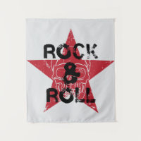 Rock n Roll Skull Art