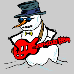 Rock N Roll Snowman Gifts On Zazzle Ca