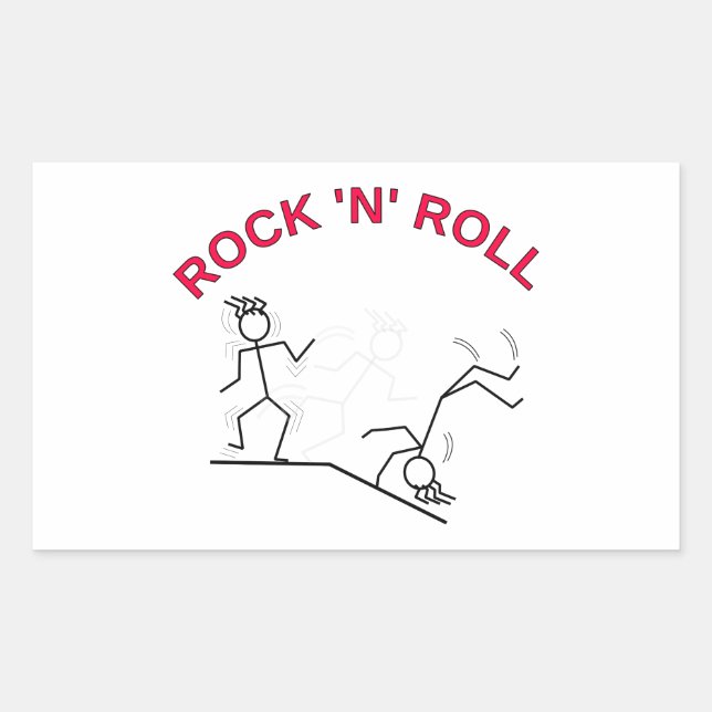 Rock 'N' Roll Sticker (Front)