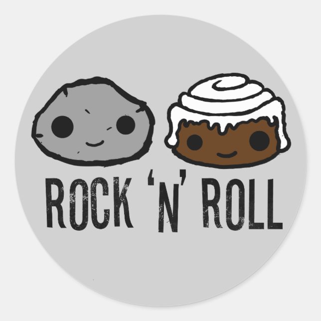 Rock 'N' Roll Sticker (Front)