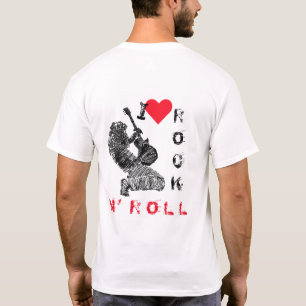 Rock N Roll T-Shirt with Guitar Player