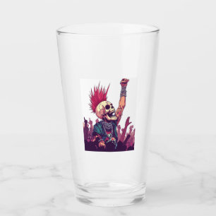 Rock N� Skull � Funny Punk Skeleton Concert Glass