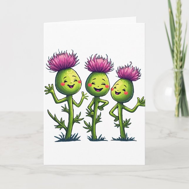 Rock N Thistles Scottish Festival Carte de voeux (Devant)