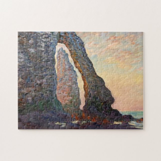 Rock Needle & Porte d'Aval Monet Fine Art Jigsaw Puzzle (Horizontal)