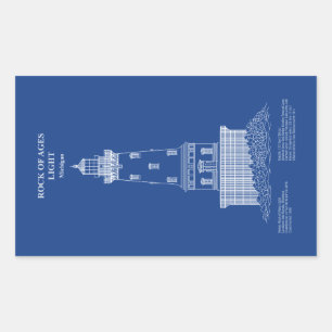 Rock of Ages Lighthouse - Michigan – AD Sticker