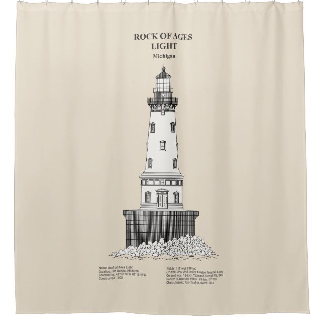 Rock of Ages Lighthouse - Michigan - SBD (Front)