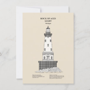 Rock of Ages Lighthouse - Michigan - SBD Card