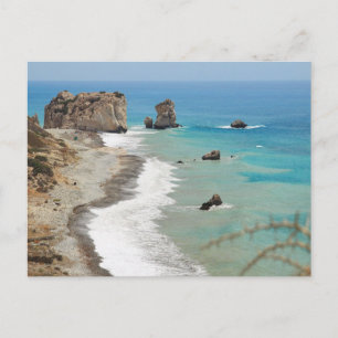 Rock Of Aphrodite, Cyprus Postcard