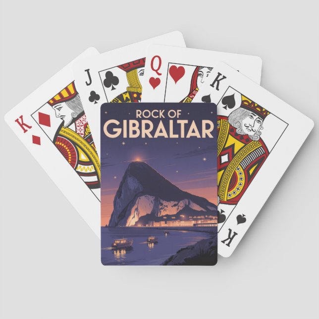 Rock of Gibraltar Playing Cards (Back)