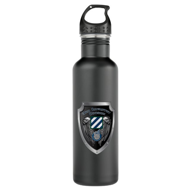 “Rock of the Marne” 3rd Infantry Division 710 Ml Water Bottle (Front)