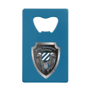 “Rock of the Marne” 3rd Infantry Division Credit Card Bottle Opener