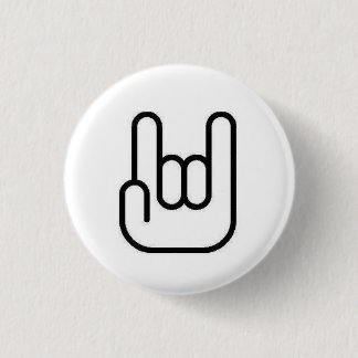 Rock On 1 Inch Round Button