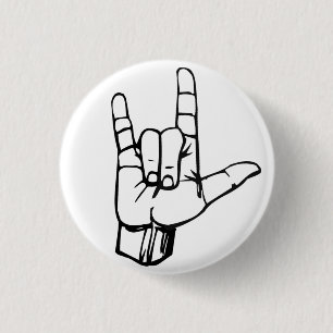 Rock On! 1 Inch Round Button