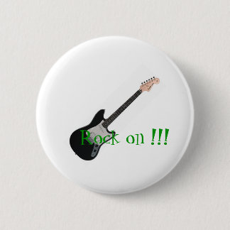 Rock on 2 inch round button