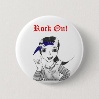 Rock On! 2 Inch Round Button
